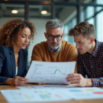 Modèles CRM : Découvrez les 3 types les plus utilisés en 2025 Groupe de professionnels discutant autour d'une table de réunion