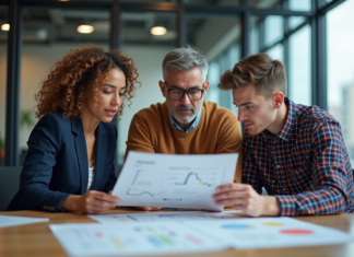 Modèles CRM : Découvrez les 3 types les plus utilisés en 2025 Groupe de professionnels discutant autour d'une table de réunion